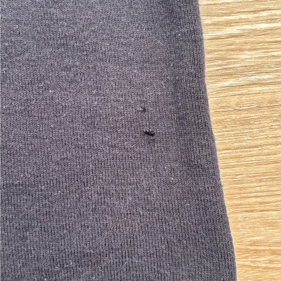 🍁VINTAGE White Stag Black Cotton Long Sleeve Top Lace Ribbon Bow Detail - Picture 7 of 8